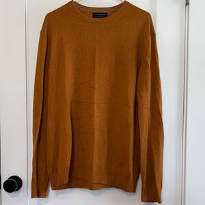 Banana Republic Men's Orange Crewneck Sweater